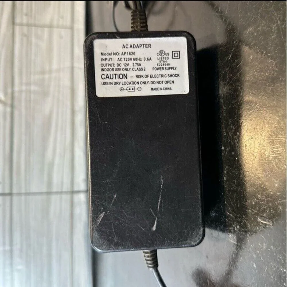 Intec‎ Power Adapter for Nintendo GameCube AP1820 Cord
